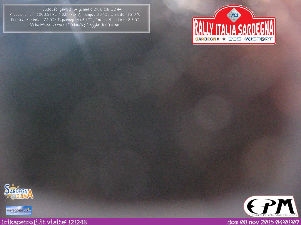 Webcam meteo Buddusò